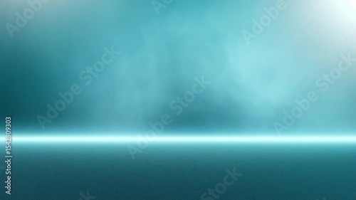 Bright glow smokey asphalt road with spotlights loop copy space background.