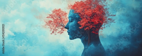 Psychologist counseling a patient with depression, helping them cope with mental health challenges and providing professional care., Generative AI