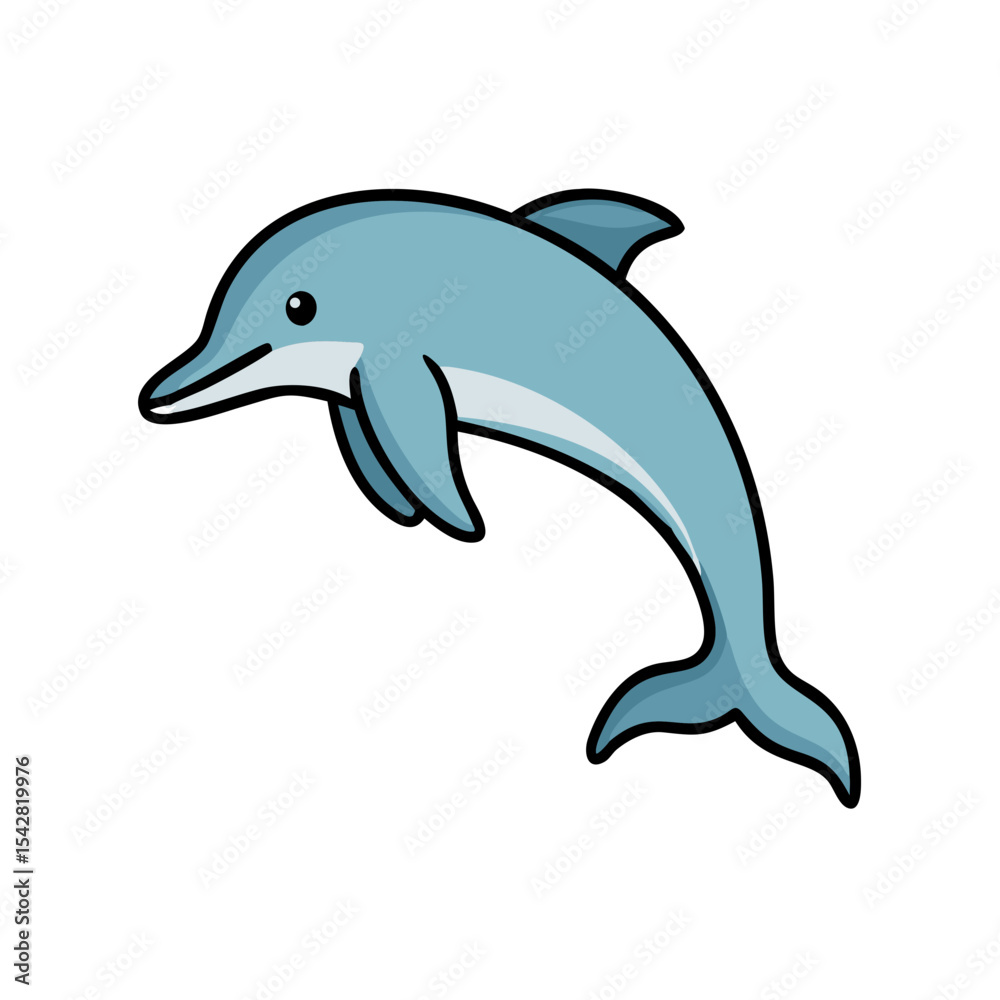 Fototapeta premium dolphin icon