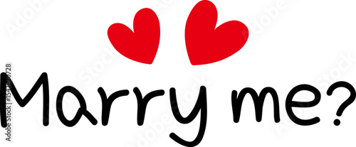 marry me 청혼 글자