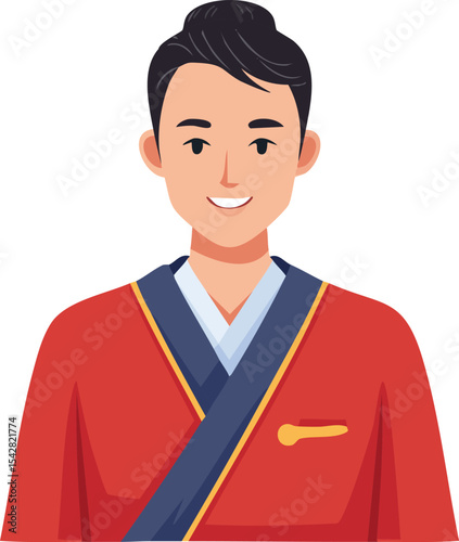 man in kimono