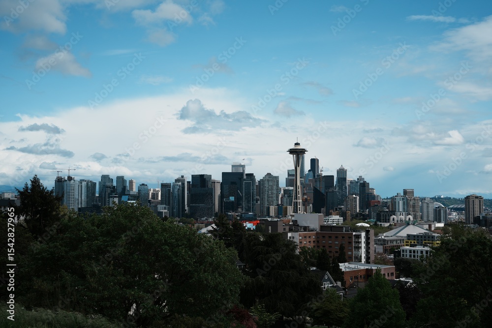 Obraz premium City skyline