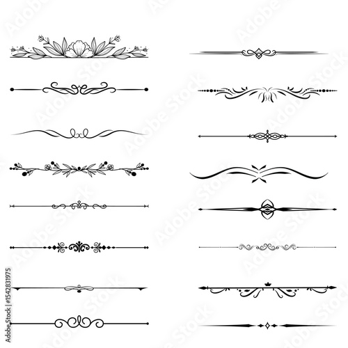 Decorative line icon.Vintage set of decorative line icons,ideal for designs,graphics,and UI