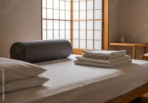 Serene spa interior with clean linens and calming ambiance for relaxation retreat