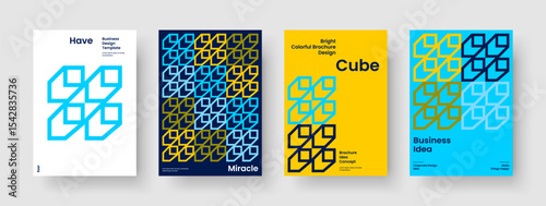 Geometric Business Presentation Design. Abstract Flyer Layout. Isolated Brochure Template. Poster. Book Cover. Banner. Background. Report. Catalog. Handbill. Newsletter. Notebook. Journal. Leaflet