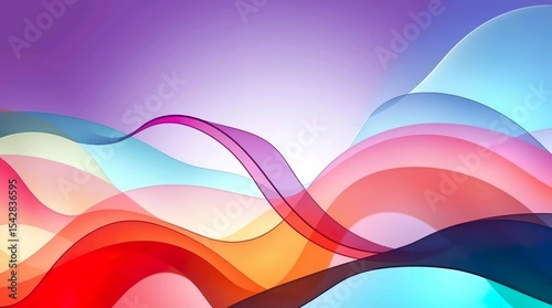 fluid, layered curves