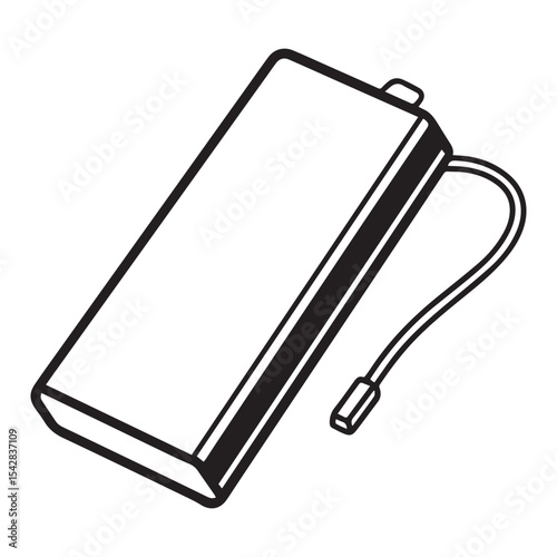Portable Power Bank Slim Design, High Capacity External Battery Charger for Smartphones and Tablets