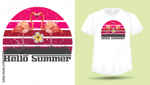 Summer Tshirt Design graphic & vector