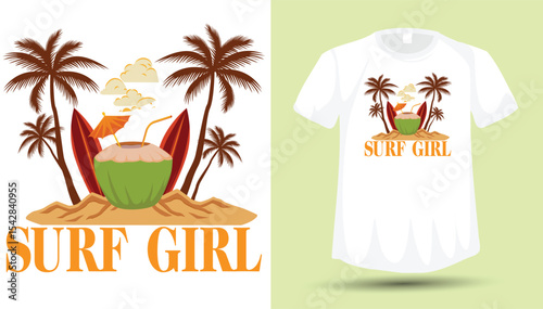 Summer Tshirt Design graphic & vector
