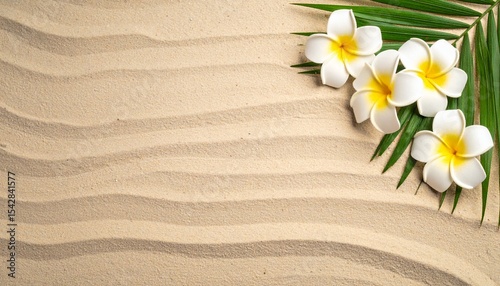 Summer Sand Background with...