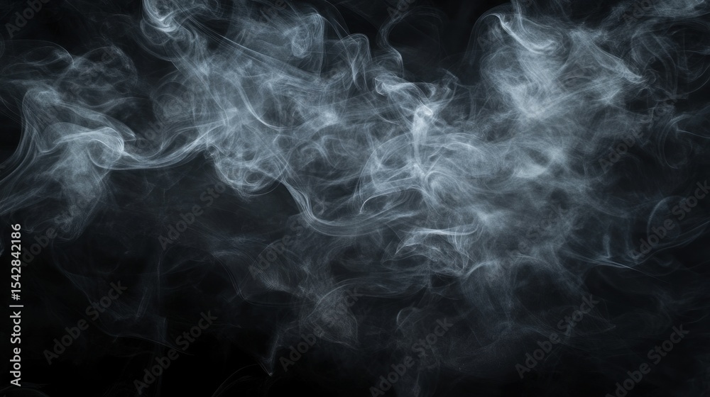 Obraz premium Abstract smoke patterns on dark background