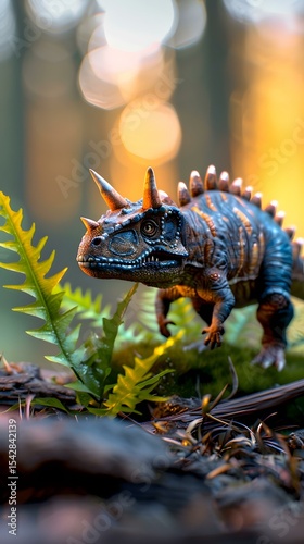 Prehistoric Creature in Dense Forest