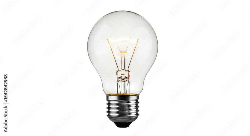 Illuminated lightbulb against black background Illuminated lightbulb against black background