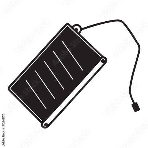 Portable Solar Panel Charger Lightweight, Foldable, and Efficient Solar Power for Your Devices