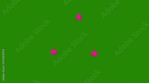 Circle Burst colorful fireworks animation showing symmetrical sparkle explosions and wave-like motion. Green screen . fireworks, blast, boom, click, explosion, graphic, spark, animation, bubble.