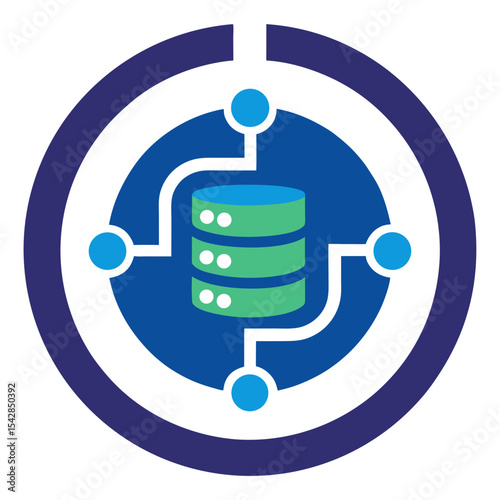 Database server network connection icon