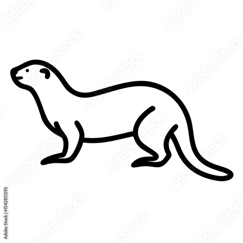 Icon Or victor image of a Otter