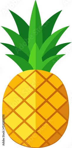 pineapple on a white background