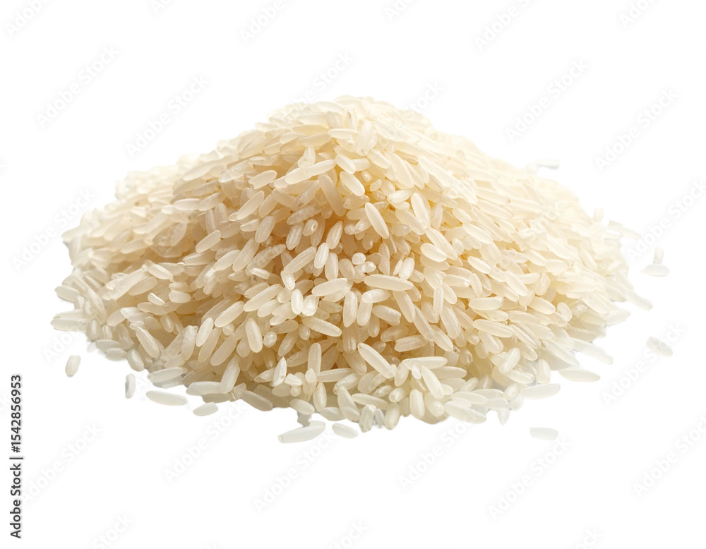 Bunch of rice is shown in a transparent background Bunch of rice is shown in a transparent background