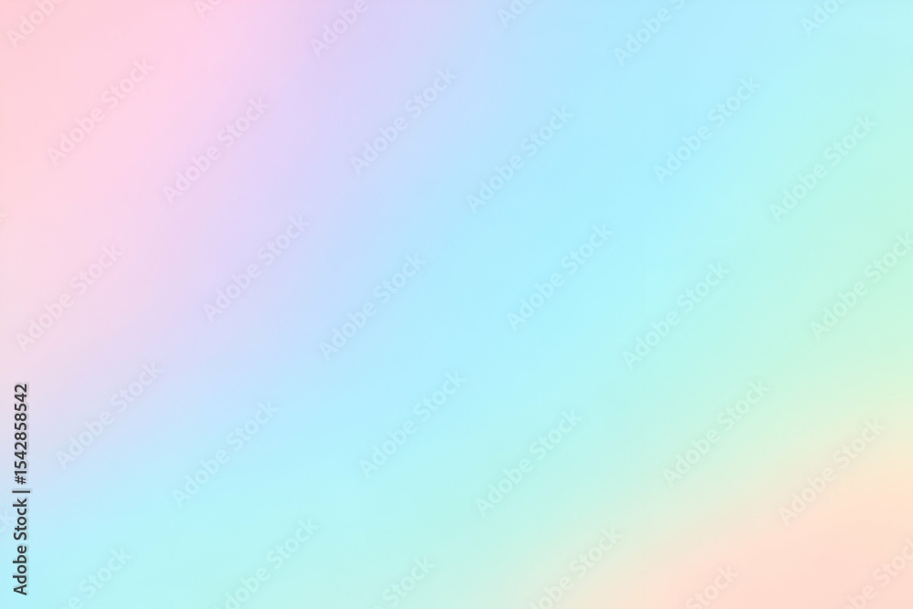 Fototapeta premium Gentle Pastel Hues: A seamless gradient of soft, blended pastel colors creates a soothing and versatile background, perfect for conveying a sense of calm and tranquility.