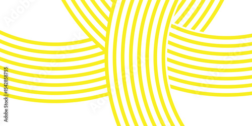 Pasta background, spaghetti abstract geometric pattern. Macaroni yellow poster. Wavy abstract pattern.