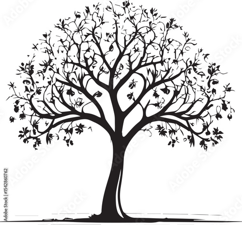  Tree silhouette Vector | Minimalist & Trendy Tree Silhouette Design | Unique & Stylish Tree Artwork for Vector design