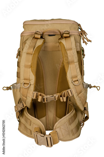 Large, roomy backpack for hiking and adventures.