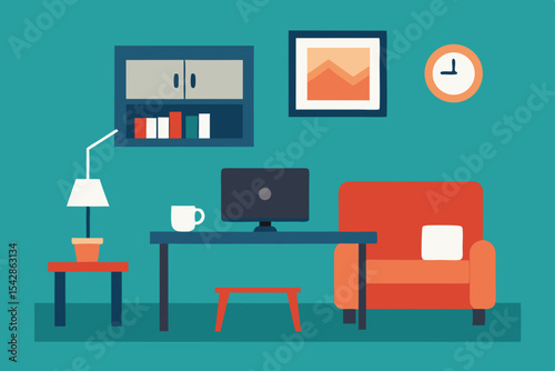 Cozy Home Office Setup  Desk, Chair, and Comfort for Productivity