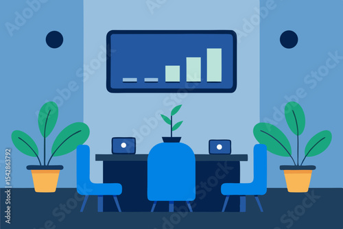 Modern Office Meeting Room Interior Design Productivity and Collaboration Space