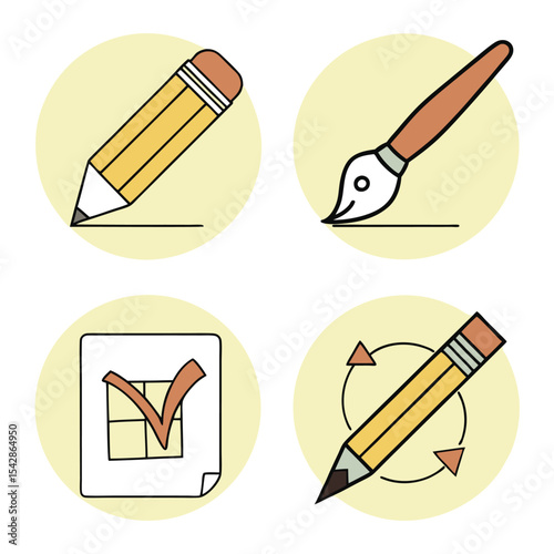 Vector Graphic Editor Tool Icons