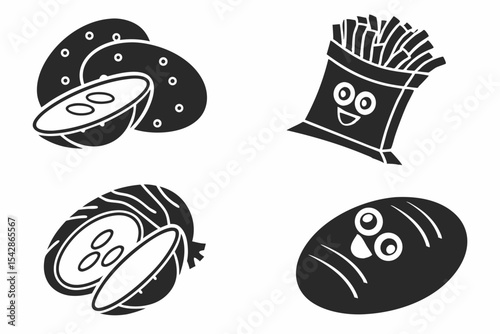 set of icons