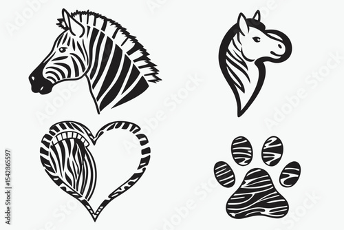 zebra vector illustration