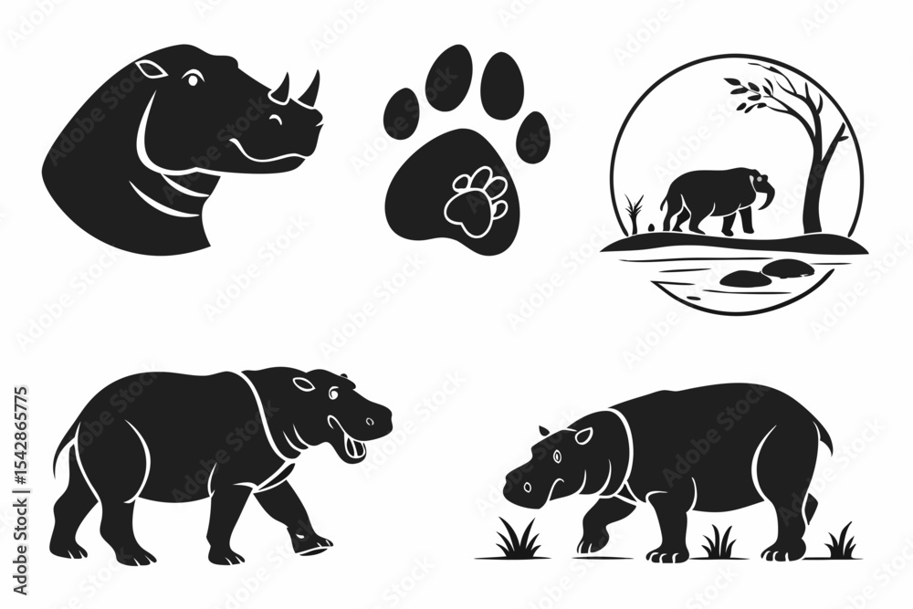 Obraz premium set of animals