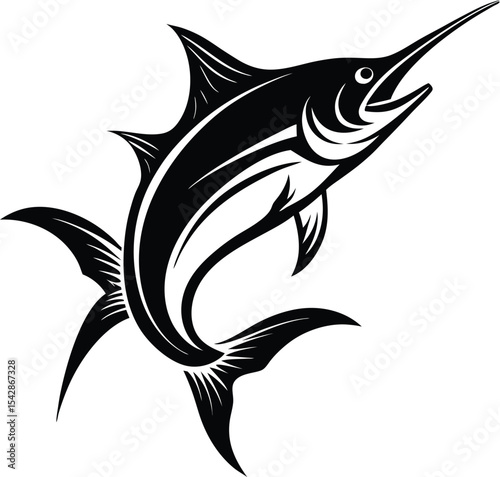 Marlin Fish Vector Illustration