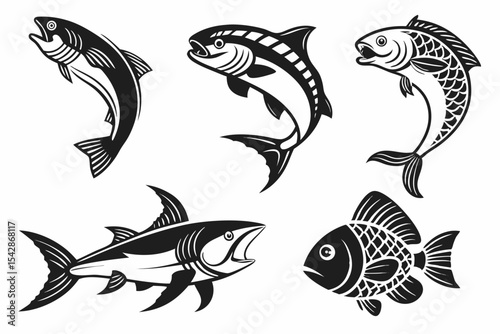 set of fish