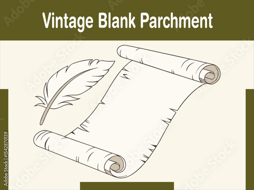 vintage parchment sheet