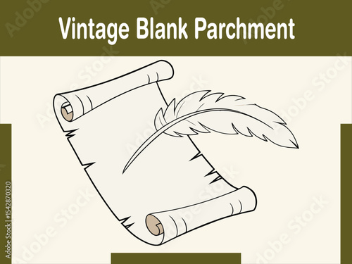 vintage parchment sheet