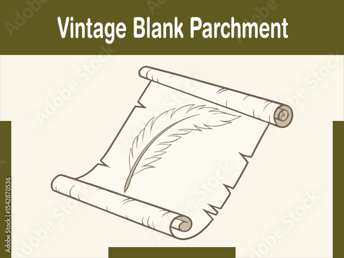 vintage parchment sheet