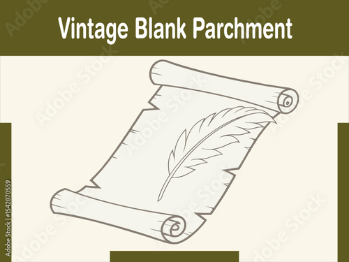 vintage parchment sheet