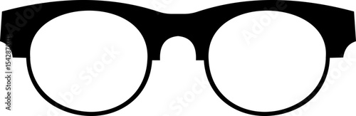 Sunglasses vector icon for fashion accessory design summer eyewear style and sun protection Men and women glasses. hipster frame, fashion black plastic rims. Trendy Optics Art, modern shade graphic
