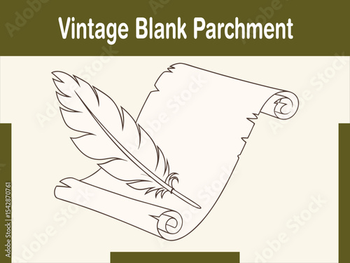 vintage parchment sheet