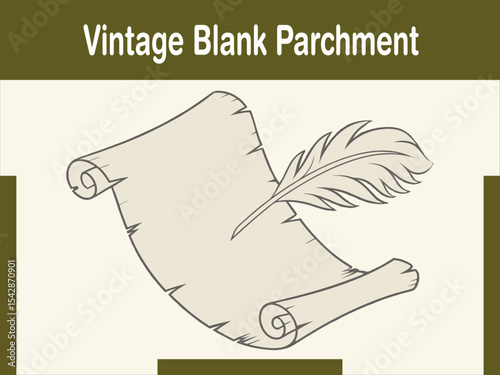 vintage parchment sheet