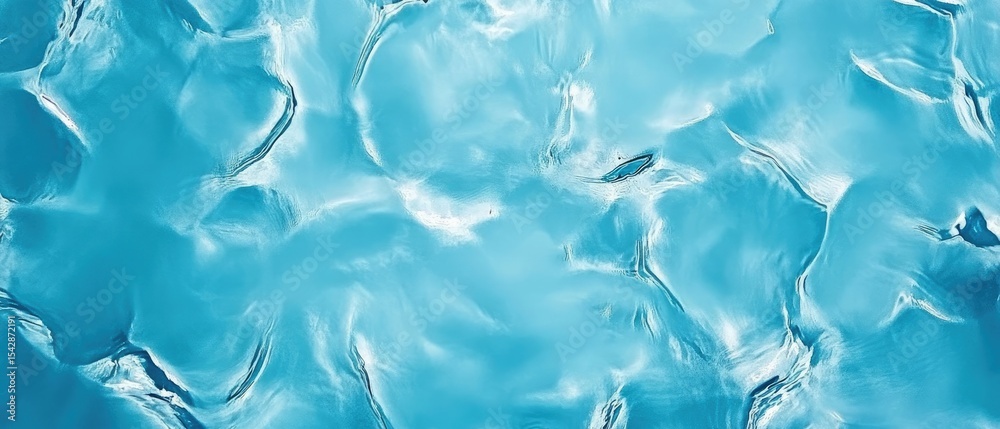 Obraz premium Light blue water texture, swimming pool water background,