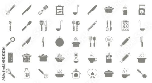 set of kitchen tools