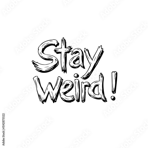 Motivational quote promoting individuality and self-acceptance with artistic design