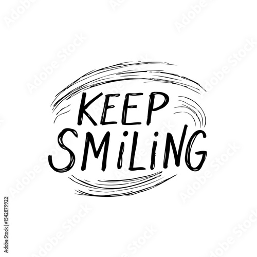 Positive affirmation hand-drawn vector design to promote optimism and happiness