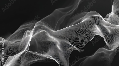 Abstract Whispers of Light and Shadow Dance