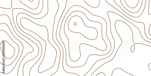 Black and white lines seamless Topographic map patterns, topography line map. Vintage outdoors style. The stylized height of the topographic map contour in lines and contours isolated on transparent.