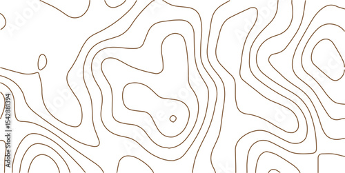 Black and white lines seamless Topographic map patterns, topography line map. Vintage outdoors style. The stylized height of the topographic map contour in lines and contours isolated on transparent.