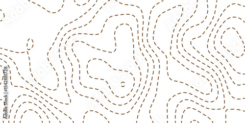 Black and white lines seamless Topographic map patterns, topography line map. Vintage outdoors style. The stylized height of the topographic map contour in lines and contours isolated on transparent.